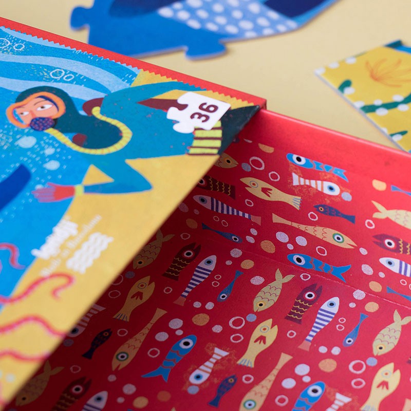 buceando por el fondo del mar